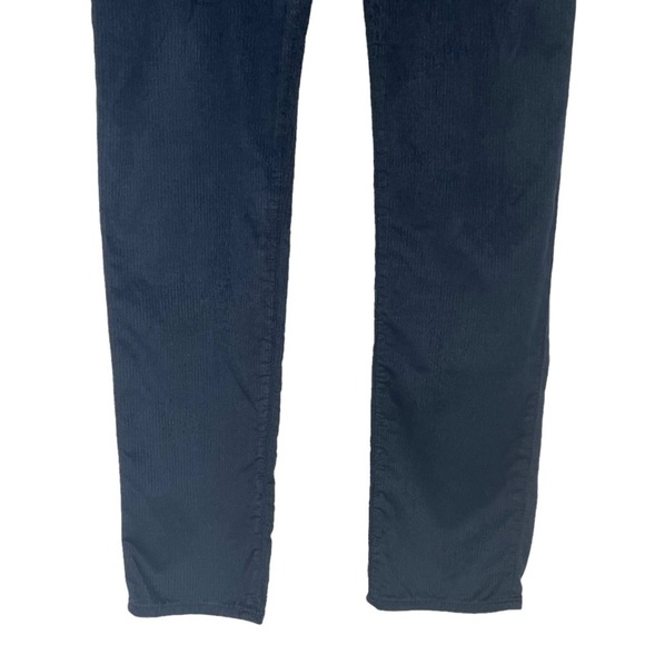 Adriano Goldschmeid Night Blue Feather Corduroy Super Skinny Leggings Pants - Picture 8 of 16